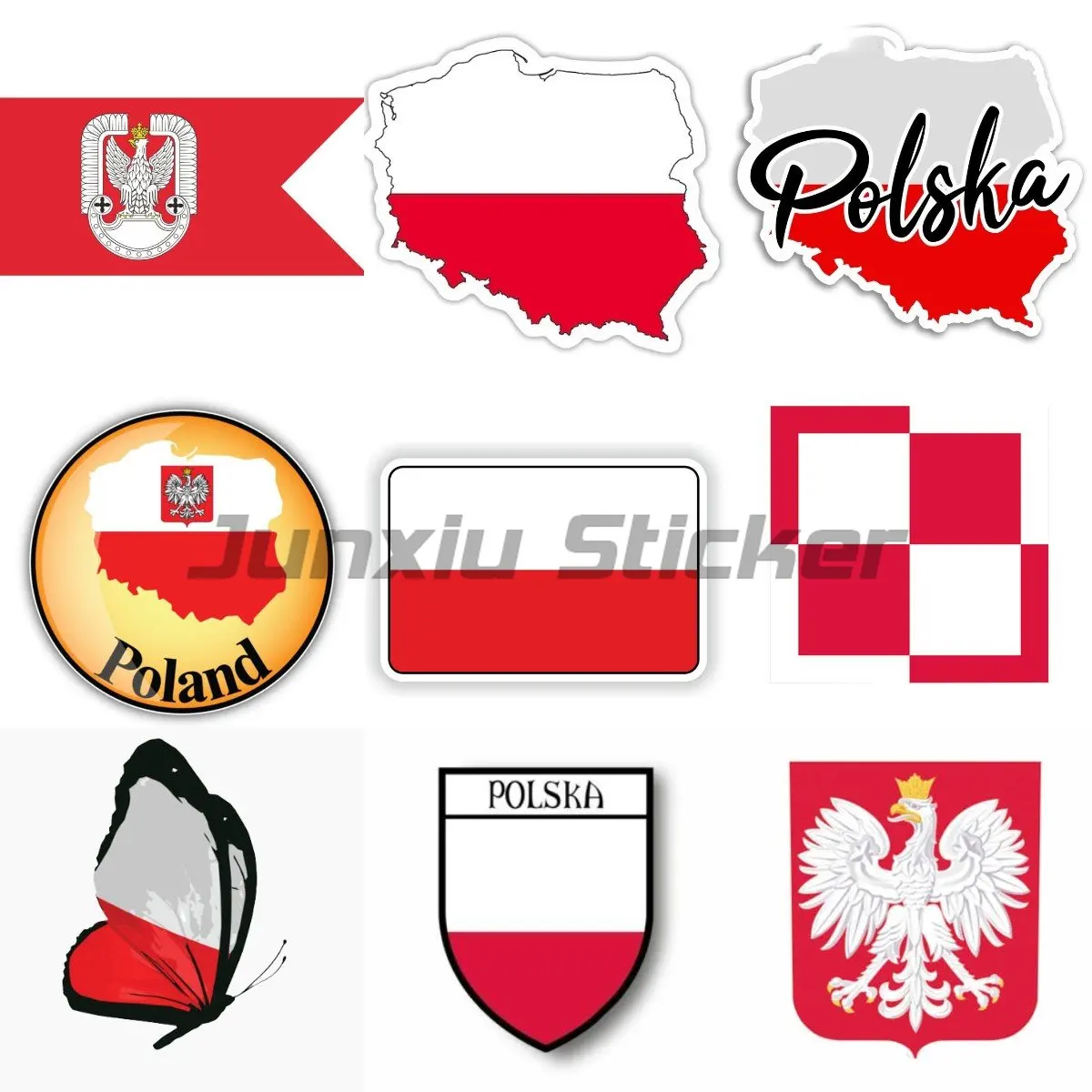 Poland Map Stickers Motorcycle Car Bumper Printer Sticker Poland Flag Coat of Arms Poland Car Body Sticker Window Decal
Poland Map Stickers Motorcycle Car Bumper Printer Sticker Poland Flag Coat of Arms Poland Car Body Sticker Window Decal