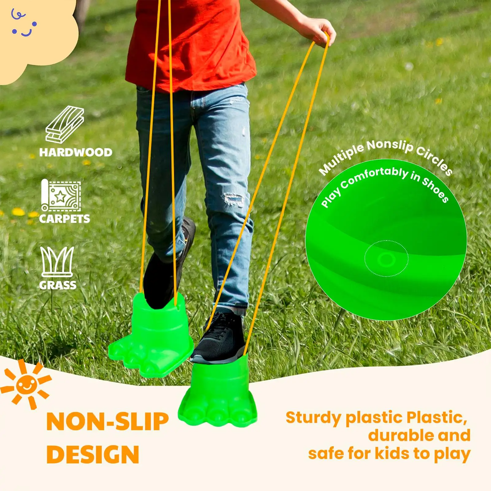 8Pcs Balancing Stilts Picnic Toy Game Family Fun Balancing Toy Walking Stilts Non Slip for Backyard Age 4-10 Children Indoor
8Pcs Balancing Stilts Picnic Toy Game Family Fun Balancing Toy Walking Stilts Non Slip for Backyard Age 4-10 Children Indoor