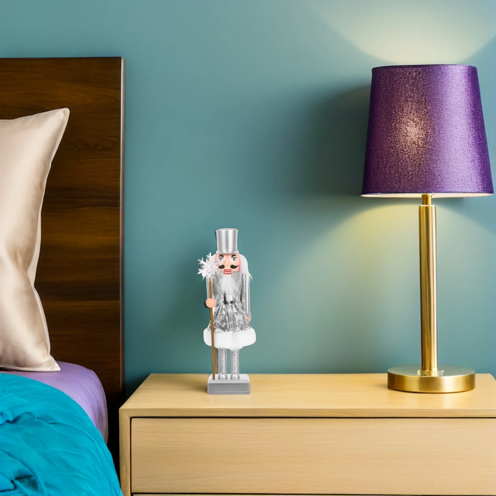 Decoration Silver Soldier Holiday Tabletop Tree Decorative Snowflake Desktop Nutcracker Decoration Nutcrackers Ornament
Decoration Silver Soldier Holiday Tabletop Tree Decorative Snowflake Desktop Nutcracker Decoration Nutcrackers Ornament