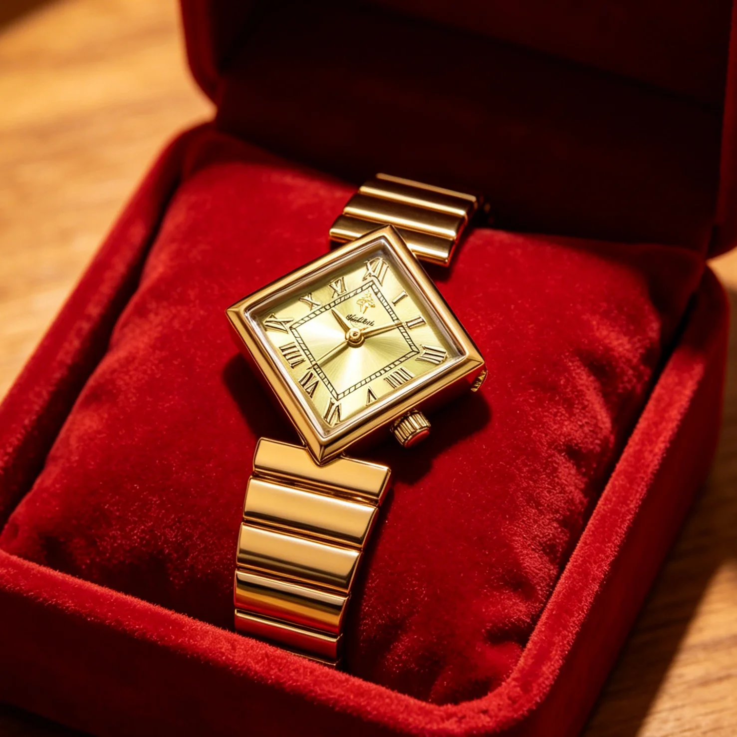 YaLaLuSi Women Watch Luxury Gold Square Diamond Dial Quartz Wristwatch Elegant Roman Numeral Dress Watch Gift Box for Ladies
YaLaLuSi Women Watch Luxury Gold Square Diamond Dial Quartz Wristwatch Elegant Roman Numeral Dress Watch Gift Box for Ladies
