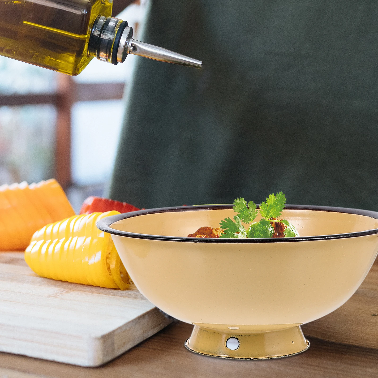 2 pcs Enamel Rice Bowl Retro Porcelain Kitchen Utensil Thickened Storage Bowl Basin Home Restaurant Hotel Use
2 pcs Enamel Rice Bowl Retro Porcelain Kitchen Utensil Thickened Storage Bowl Basin Home Restaurant Hotel Use