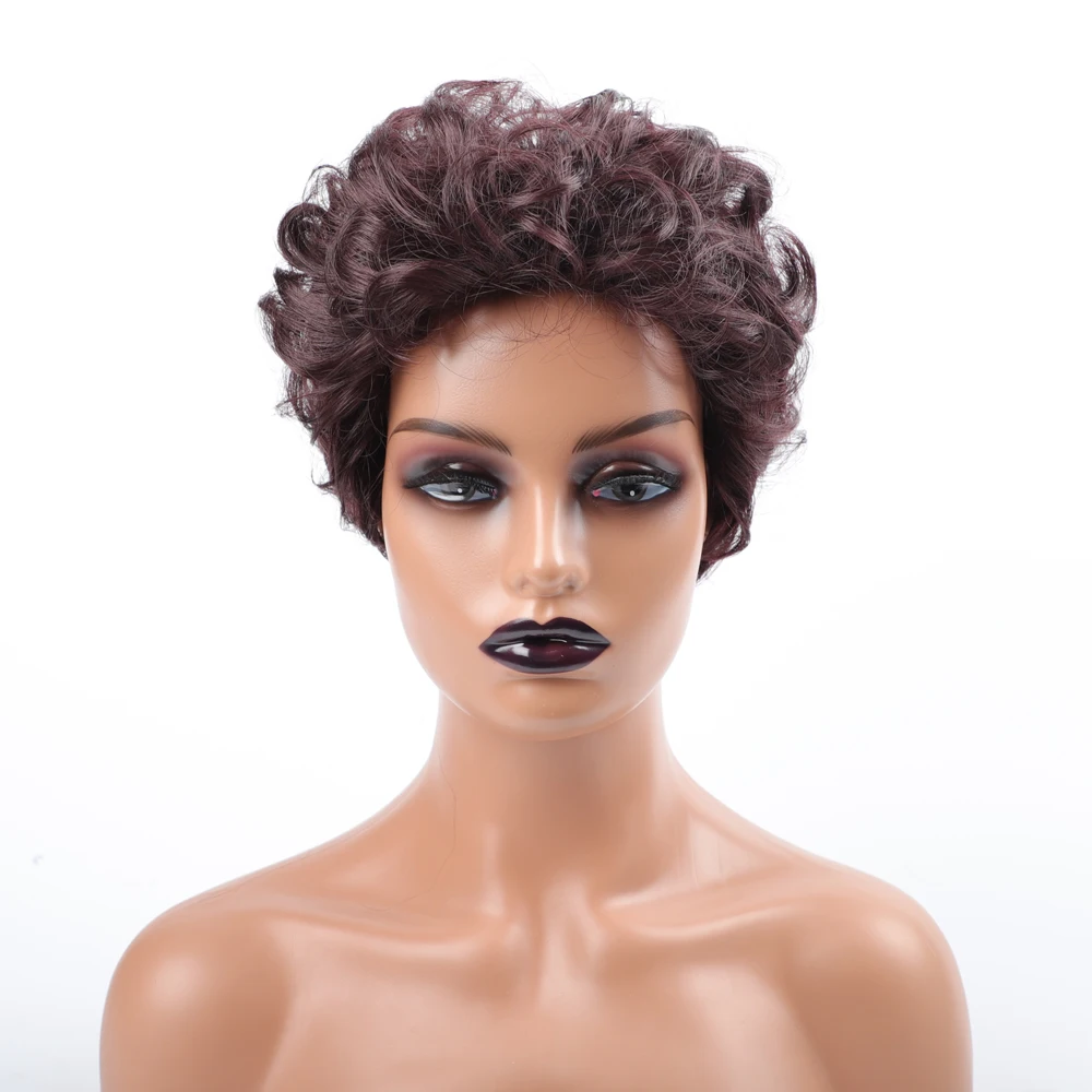 Short Natural Wave Synthetic Wigs for Women Color #99J Synthetic Hair Wigs 8 Inch Natural Wavy Synthetic Wigs for Daily Life
Short Natural Wave Synthetic Wigs for Women Color #99J Synthetic Hair Wigs 8 Inch Natural Wavy Synthetic Wigs for Daily Life