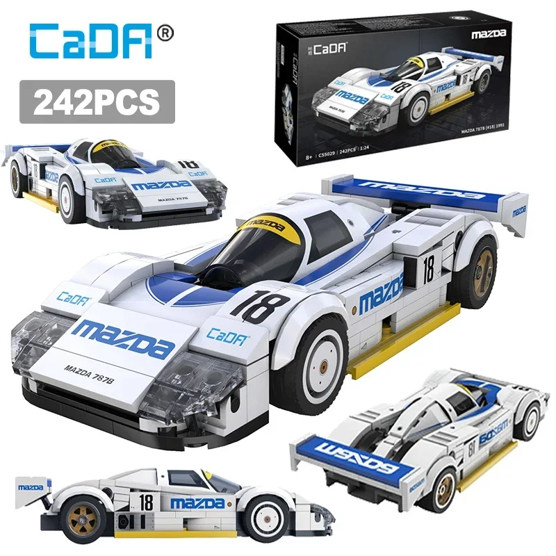 Совершенно новый 1:24 Cada Mazda Supercar Building Racing Car 787B, набор строительных блоков, игрушка для взрослых, подарок на день рождения
Совершенно новый 1:24 Cada Mazda Supercar Building Racing Car 787B, набор строительных блоков, игрушка для взрослых, подарок на день рождения