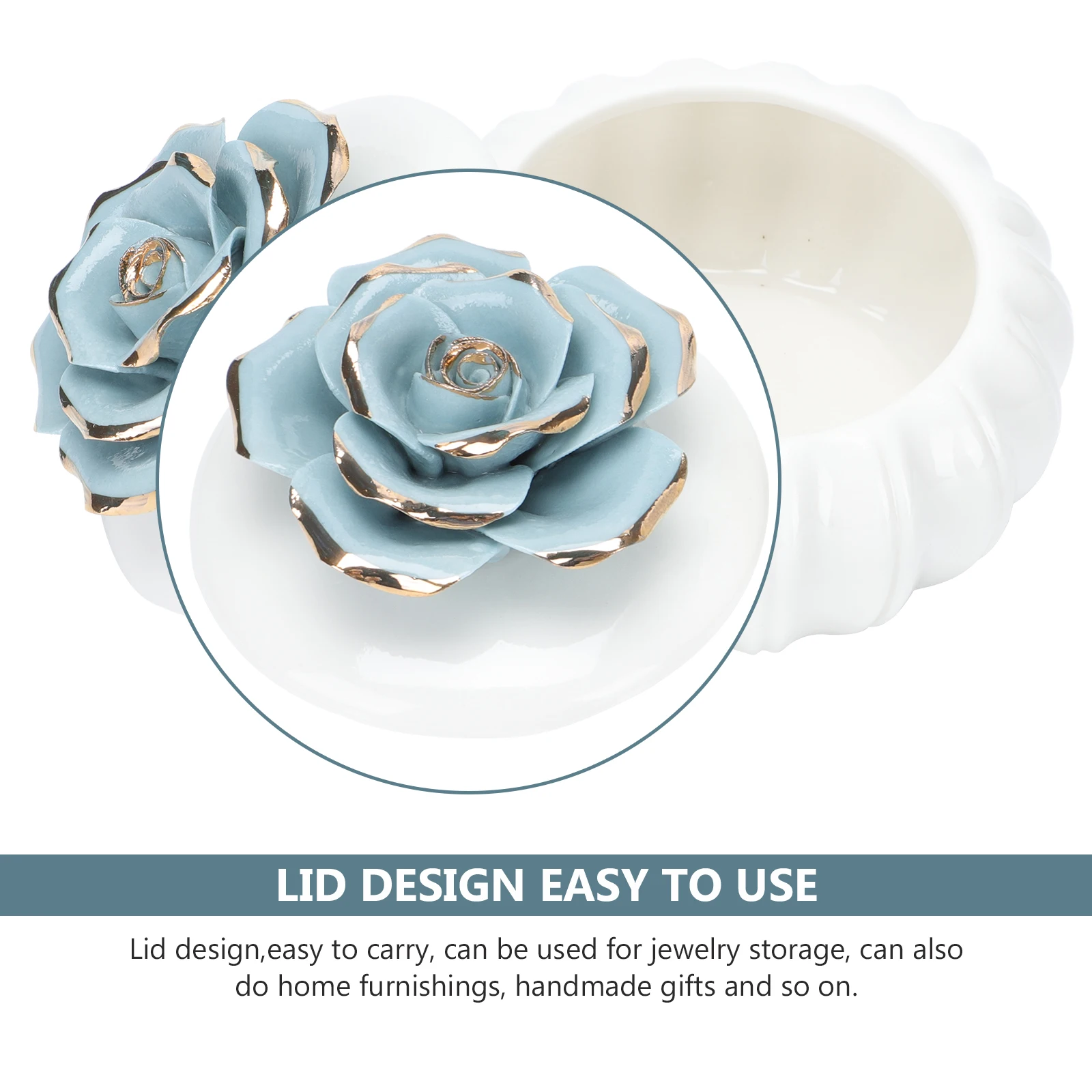 Ceramic Jewelry Box Decorative Storage Boxes with Lids for Wedding Retro Keepsake Porcelain Jar Shelves
Ceramic Jewelry Box Decorative Storage Boxes with Lids for Wedding Retro Keepsake Porcelain Jar Shelves