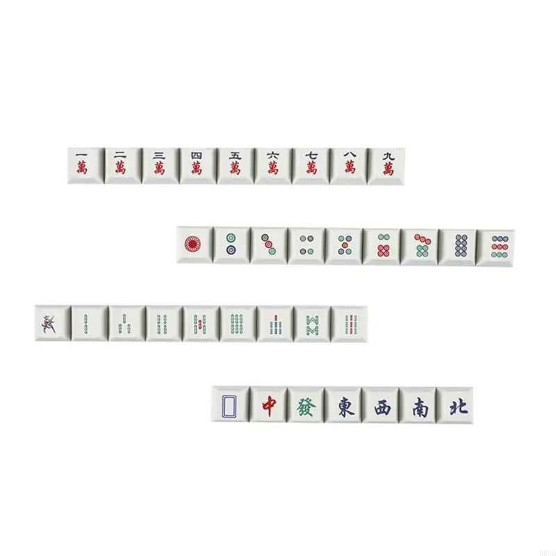 D08B Mahjong Pattern PBT Keycap Set Long Last Quality Keycap for Keyboards Customization Wear Resistant Keycaps Replacement 
D08B Mahjong Pattern PBT Keycap Set Long Last Quality Keycap for Keyboards Customization Wear Resistant Keycaps Replacement