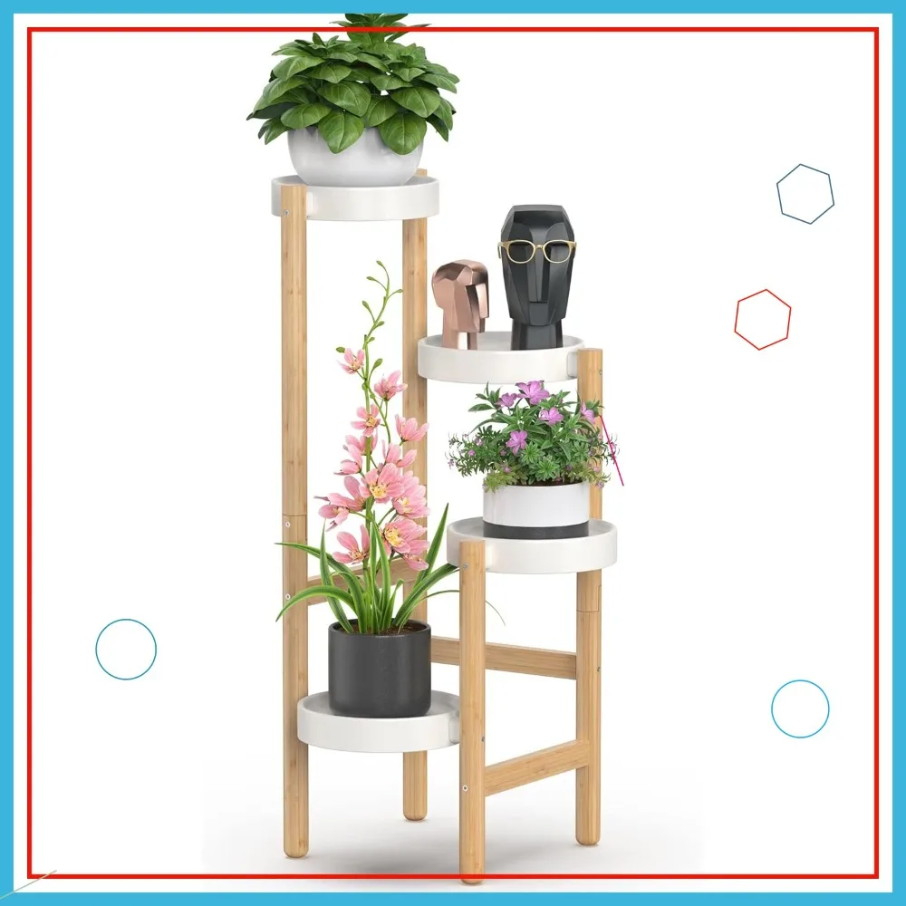 4 Tier Tall Corner Plant Stand Holder for Indoor Outdoor Garden Home Display Rack
4 Tier Tall Corner Plant Stand Holder for Indoor Outdoor Garden Home Display Rack