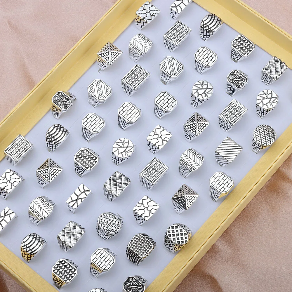 18 Pcs/ Lot Personalized Exquisite Vintage Square Rings For Men Mix Styles Wholesale Jewelry Party Gifts
18 Pcs/ Lot Personalized Exquisite Vintage Square Rings For Men Mix Styles Wholesale Jewelry Party Gifts