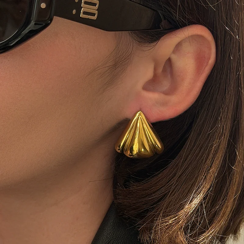 New Simple Geometry Stainless Steel Triangle Stud Earring for Women Exaggerationd Punk Hip-Hop Charm Daily Waterproof Jewelry
New Simple Geometry Stainless Steel Triangle Stud Earring for Women Exaggerationd Punk Hip-Hop Charm Daily Waterproof Jewelry