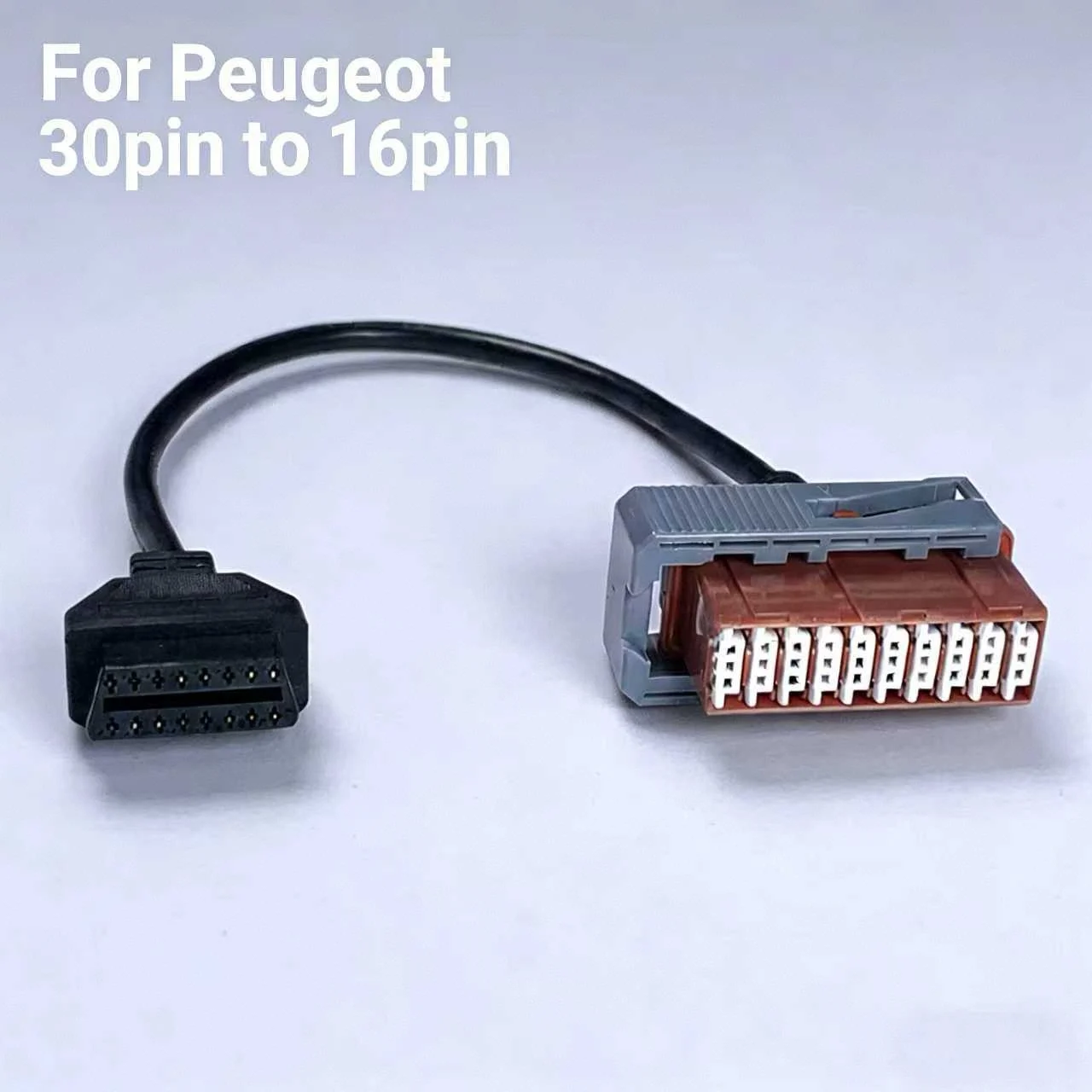 Для Peugeot 30-контактный на 16-контактный кабель-адаптер OBD2 прочный автомобильный диагностический разъем Plug and Play универсальный протокол OBDII
Для Peugeot 30-контактный на 16-контактный кабель-адаптер OBD2 прочный автомобильный диагностический разъем Plug and Play универсальный протокол OBDII