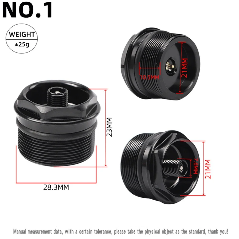 MTB Bike Fork Valve Nut Bicycle Air Fork Cover Thread 28.3/30.3/32.3x1.0mm Aluminum Alloy Bikes Suspension Air Fork Cap
MTB Bike Fork Valve Nut Bicycle Air Fork Cover Thread 28.3/30.3/32.3x1.0mm Aluminum Alloy Bikes Suspension Air Fork Cap