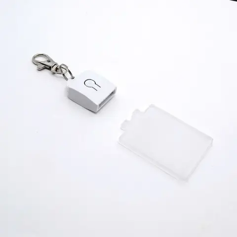 10pcs Sublimation Blank Led Light Keychains Creative Acrylic KeychainSmall Night LightFor Custom Gift DIY Crafting