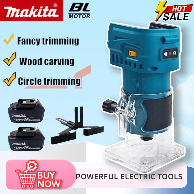 Makita Brushless Cordless Trimming Machine for Household Woodworking Electric Tool Rechargeable For 18V Lithium Battery
Makita Brushless Cordless Trimming Machine for Household Woodworking Electric Tool Rechargeable For 18V Lithium Battery