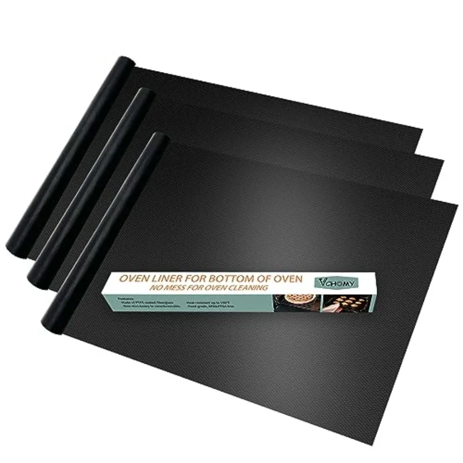 Oven Liners for Bottom - Set of 3 23.6x15.7 Inch Heavy Duty Non-stick Reusable Spill Protector Mat Kitchen Accessory for Gas El
Oven Liners for Bottom - Set of 3 23.6x15.7 Inch Heavy Duty Non-stick Reusable Spill Protector Mat Kitchen Accessory for Gas El