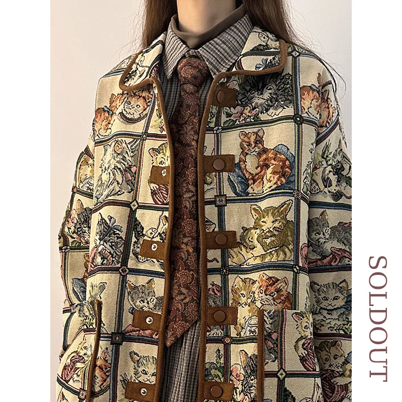 Original American Retro Embroidery Jacket Women's Spring Autumn Loose Lazy Style Top Street Style Polyester Fiber Long Sl...
Original American Retro Embroidery Jacket Women's Spring Autumn Loose Lazy Style Top Street Style Polyester Fiber Long Sl...