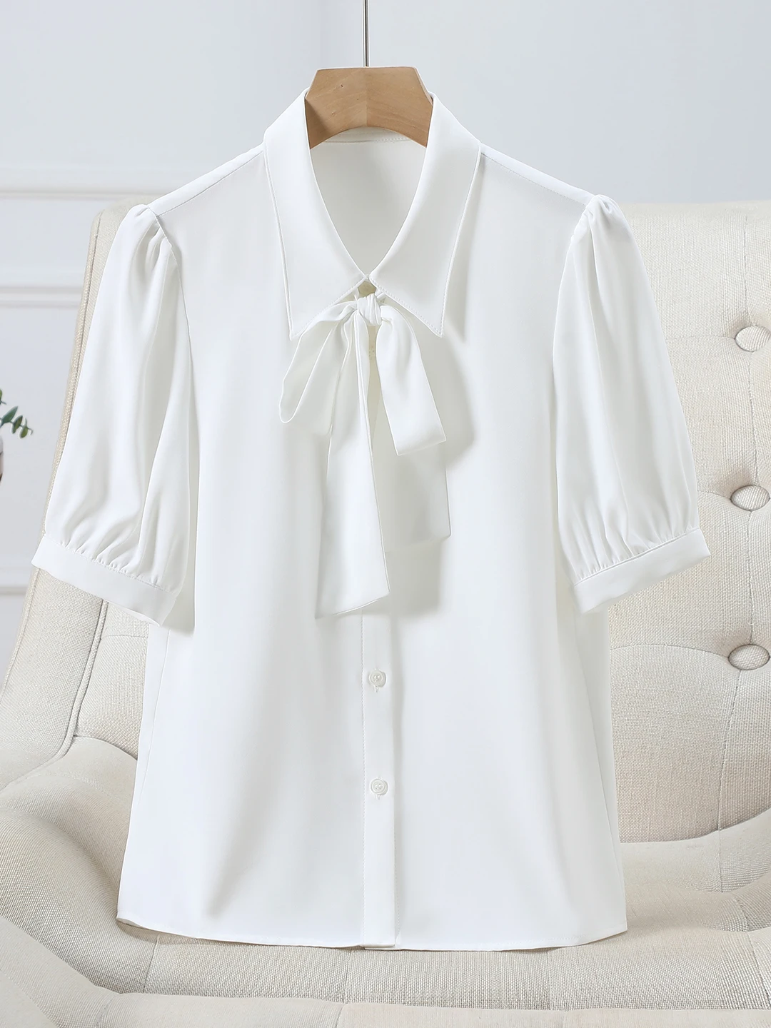 White Chiffon Shirt Women's 2026 New Summer Short Sleeve Commute Professional Formal Workwear Shirt Elegant Office Style
White Chiffon Shirt Women's 2026 New Summer Short Sleeve Commute Professional Formal Workwear Shirt Elegant Office Style
