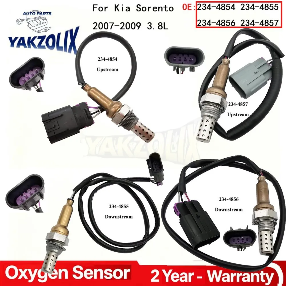 4 PCS Oxygen O2 Sensor Lambda for Kia Sorento 2007 2008 2009 234-4854 234-4855 234-4856 234-4857 oxygen sensor
4 PCS Oxygen O2 Sensor Lambda for Kia Sorento 2007 2008 2009 234-4854 234-4855 234-4856 234-4857 oxygen sensor