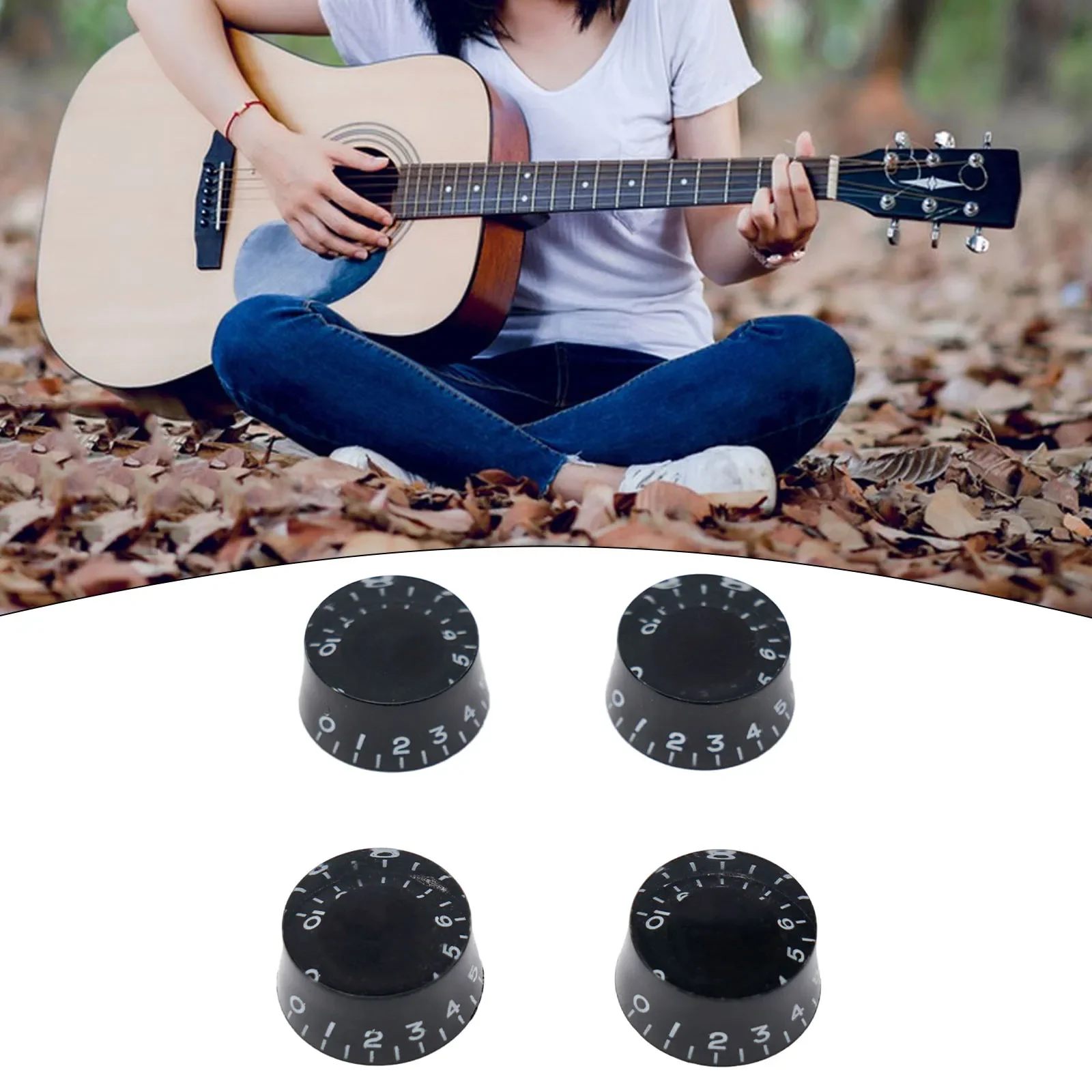 4pcs Speed Control Guitar Knobs Multi Color LP Electric Guitar Volume Tone Knob Top Hat Musical Instruments Guitars Parts
4pcs Speed Control Guitar Knobs Multi Color LP Electric Guitar Volume Tone Knob Top Hat Musical Instruments Guitars Parts