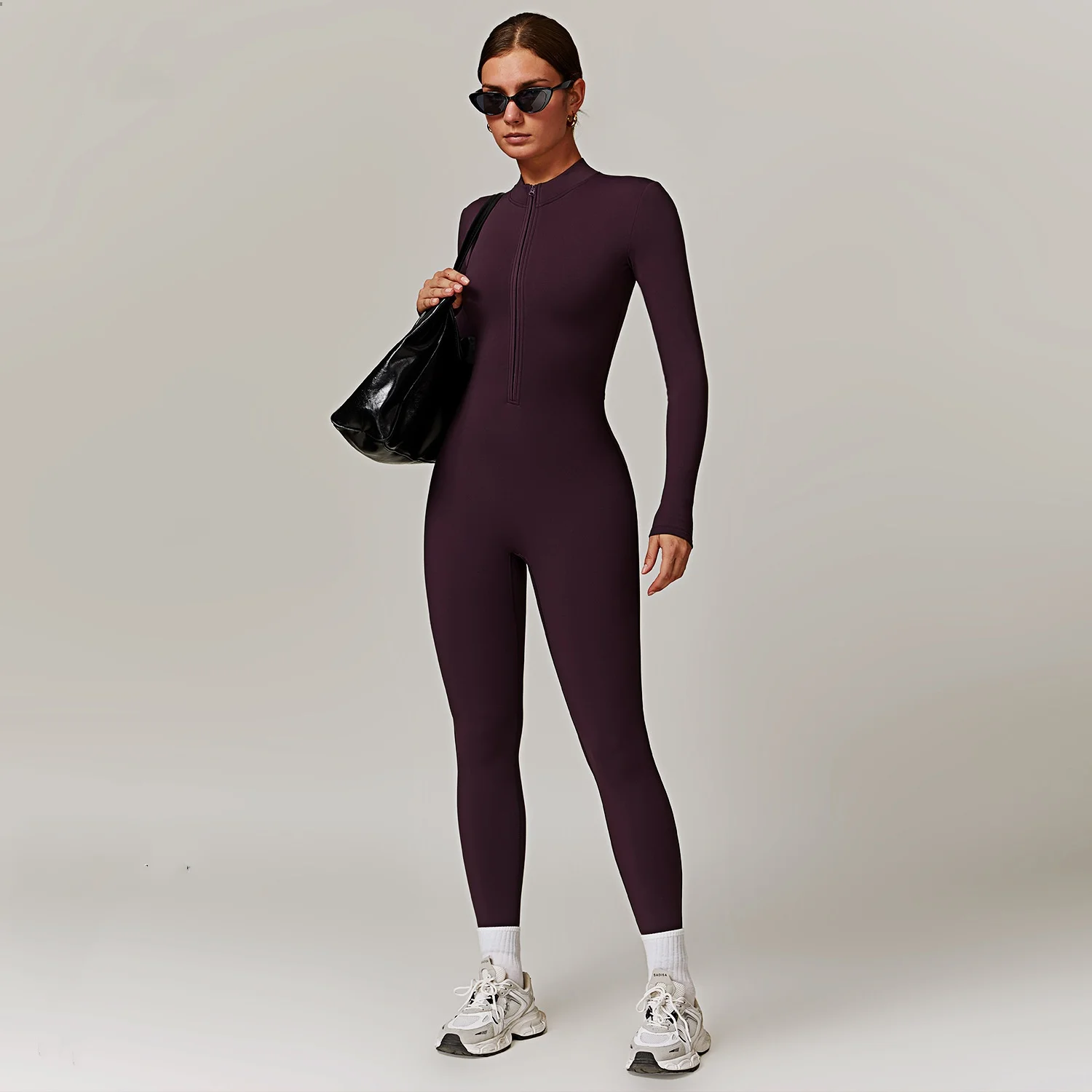 Winter Autumn Women's One-piece Yoga Jumpsuit leggings Long-sleeved Warm ski Overalls Outerwear High Elastic Cycling Bodysuit
Winter Autumn Women's One-piece Yoga Jumpsuit leggings Long-sleeved Warm ski Overalls Outerwear High Elastic Cycling Bodysuit