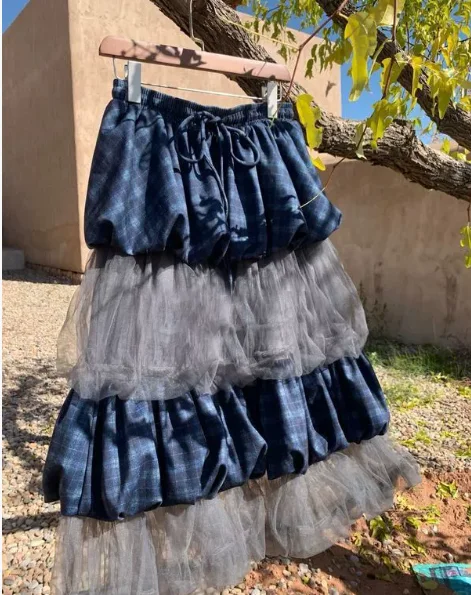 Girls Skirt 2025 Autumn and Winter New Childrens Clothing Korean Wind Girl Baby Sweet Blue Grid Spell Yarn Skirt Casual Simple
Girls Skirt 2025 Autumn and Winter New Childrens Clothing Korean Wind Girl Baby Sweet Blue Grid Spell Yarn Skirt Casual Simple