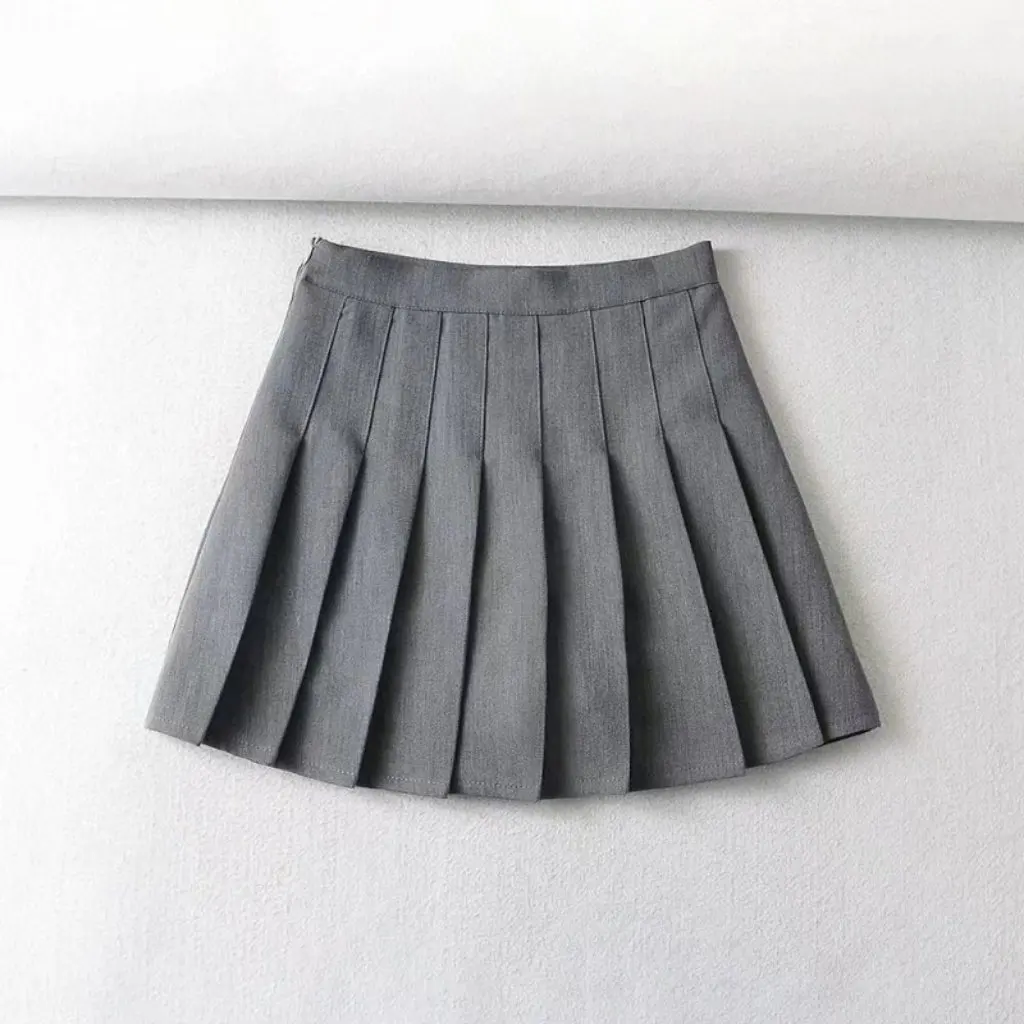 YPFF Women's High Waist Pleated Skirt Spring Fashion Solid Color Slim-fit Anti-running Lining European American Style
YPFF Women's High Waist Pleated Skirt Spring Fashion Solid Color Slim-fit Anti-running Lining European American Style