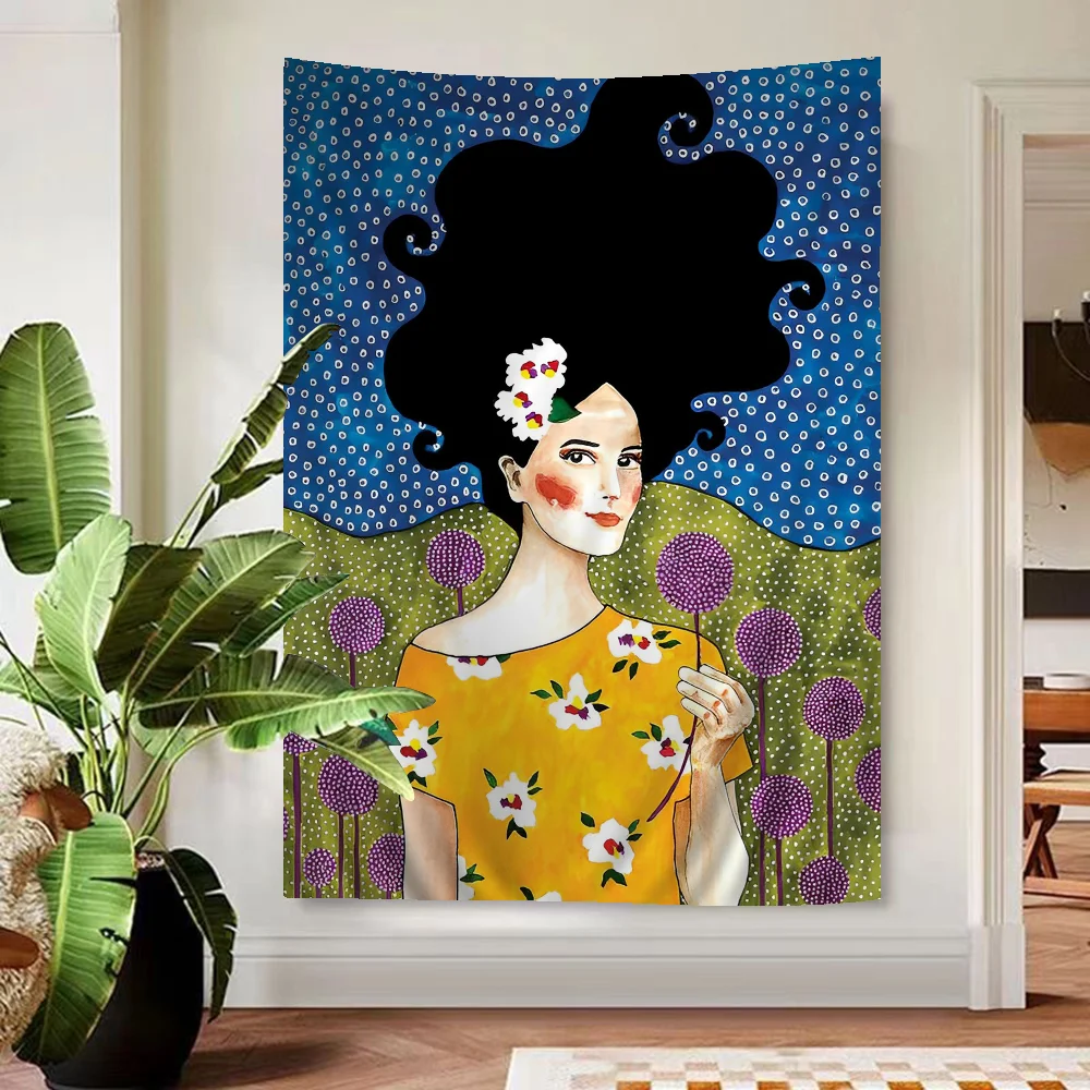 Abstract Flowers Girl Hair Chart Tapestry For Living Room Home Dorm Decor Art Home Decor
Abstract Flowers Girl Hair Chart Tapestry For Living Room Home Dorm Decor Art Home Decor
