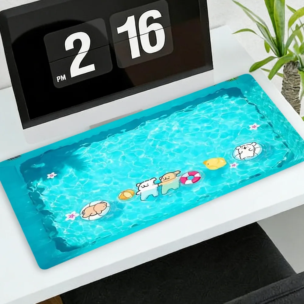 High-quality color printing of cute little bear pattern on pool float board alfombrillas gaming decoração setup gamer
High-quality color printing of cute little bear pattern on pool float board alfombrillas gaming decoração setup gamer