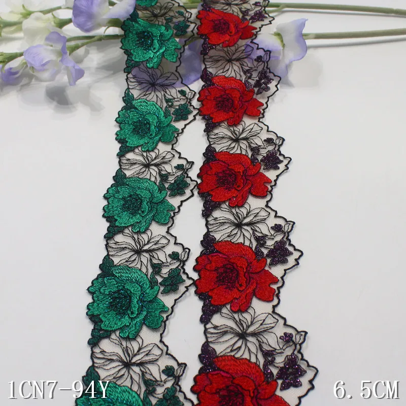 59Yards Floral Embroidery Lace Trim For Clothing Accessories Dress Sewing Applique Costume Lace Fabric 6.5cm Wide
59Yards Floral Embroidery Lace Trim For Clothing Accessories Dress Sewing Applique Costume Lace Fabric 6.5cm Wide
