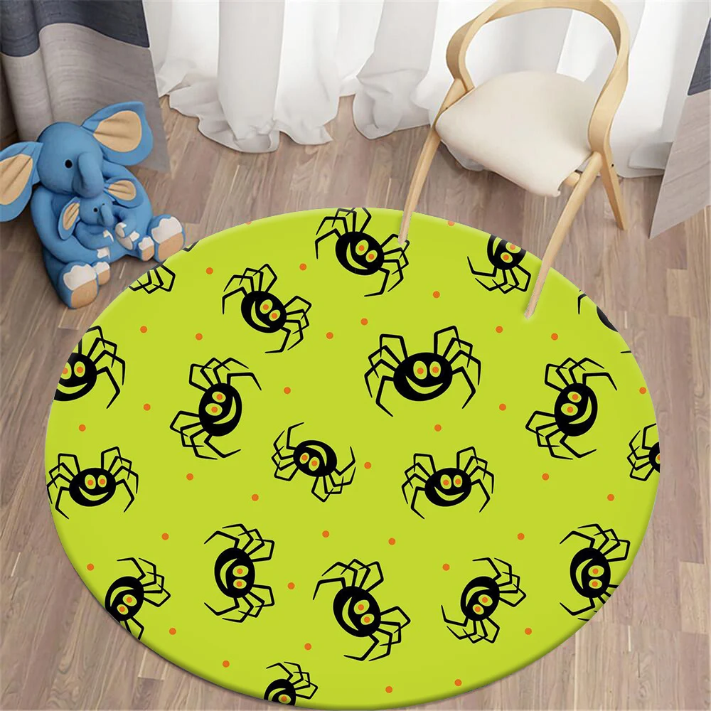 CLOOCL Round Carpet Non-slip Mat Simple Cartoon Cute Spider 3D Print Sofa Coffee Table Halloween Rug Room Decor New 2022
CLOOCL Round Carpet Non-slip Mat Simple Cartoon Cute Spider 3D Print Sofa Coffee Table Halloween Rug Room Decor New 2022