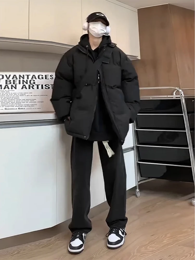 Мужская зимняя куртка Cleanfit Bla Jiuzhou: американское ретро-пальто с воротником-стойкой, утепленное, из хлопка
Мужская зимняя куртка Cleanfit Bla Jiuzhou: американское ретро-пальто с воротником-стойкой, утепленное, из хлопка