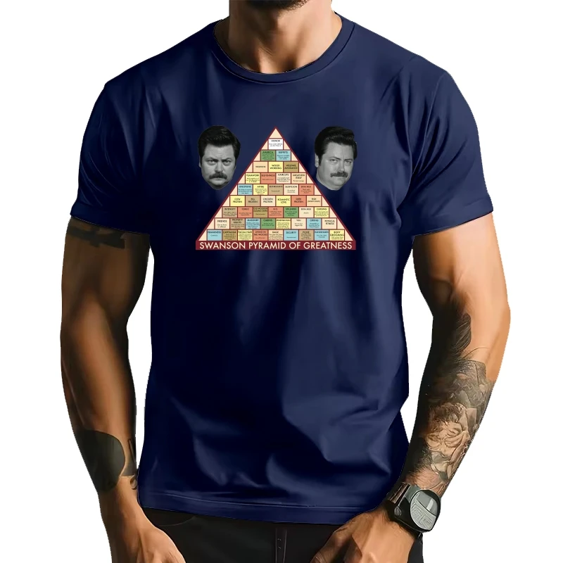 New fashion t-shirt cotton tees Ron Swanson Parks And Recreation Pyramid Of Greatness mens Cotton T-shirt Drop Shipping
New fashion t-shirt cotton tees Ron Swanson Parks And Recreation Pyramid Of Greatness mens Cotton T-shirt Drop Shipping