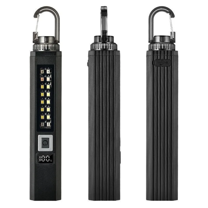 LED Super Bright Flashlight, Rechargeable with Hook & Strong Magnet, Inspection Light for Outdoor & Emergency Lighting
LED Super Bright Flashlight, Rechargeable with Hook & Strong Magnet, Inspection Light for Outdoor & Emergency Lighting