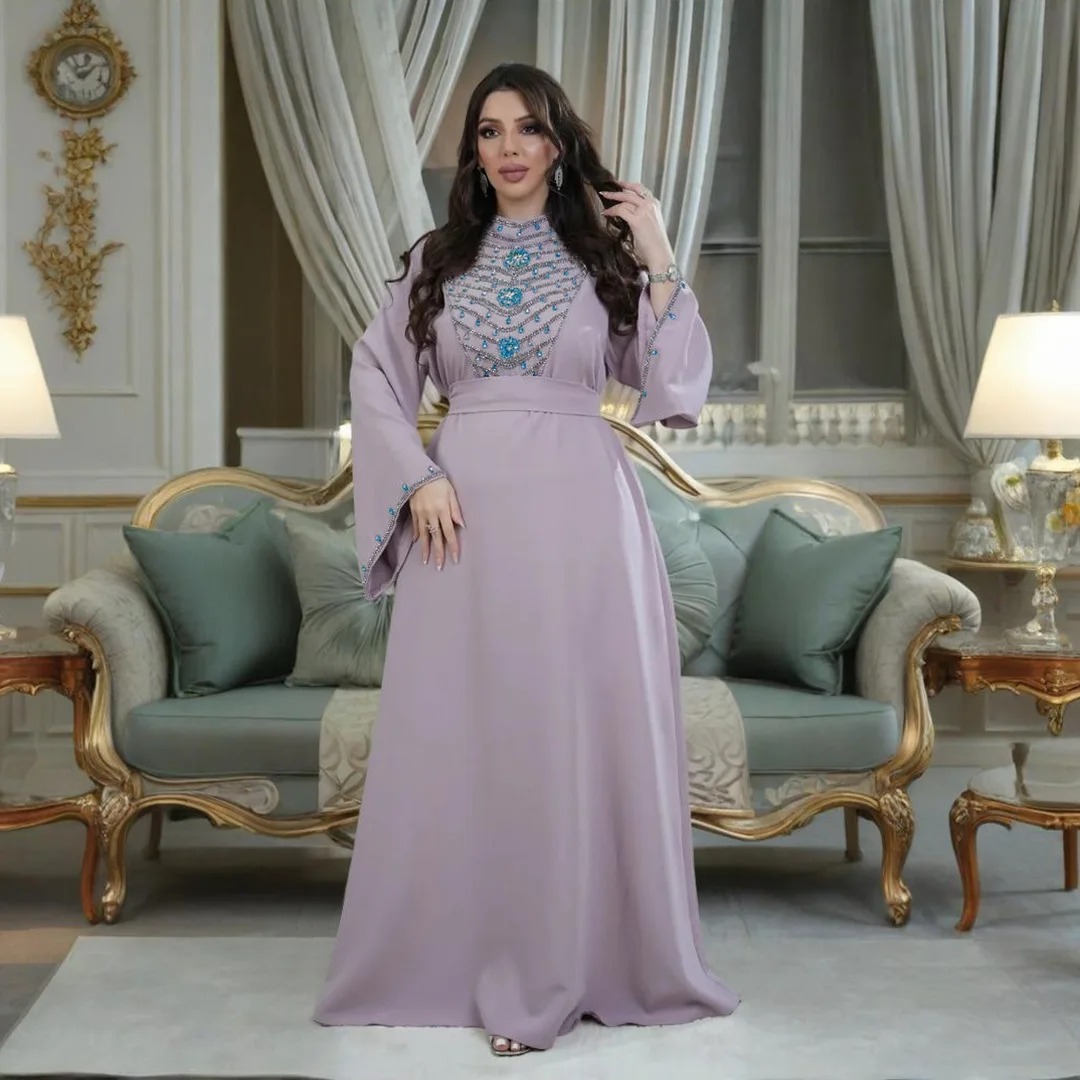 Elegant Dubai Luxury Diamonds Abaya Women Muslim Evening Party Dress Turkey Kaftan Eid Djellaba Ramadan Islam Jalabiya Vestidos
Elegant Dubai Luxury Diamonds Abaya Women Muslim Evening Party Dress Turkey Kaftan Eid Djellaba Ramadan Islam Jalabiya Vestidos