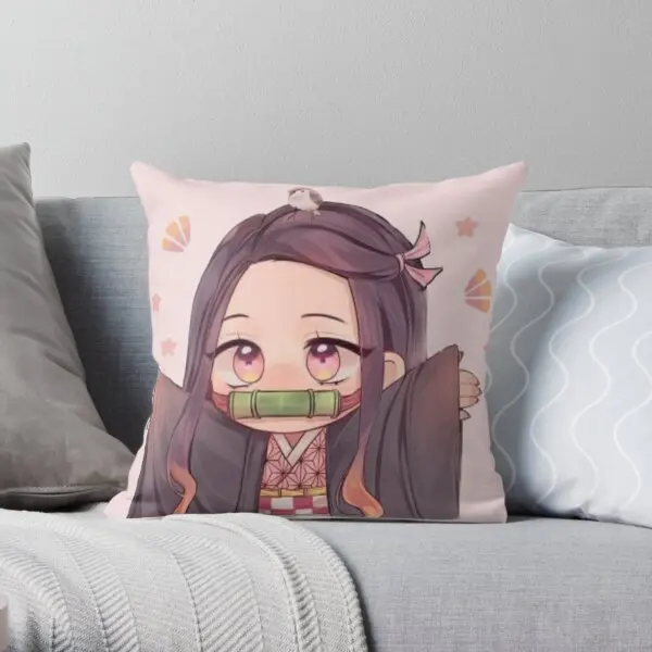 Nezuko Cute Printing Throw Pillow Cover Decorative Throw Anime Waist Home Hotel Case Decor Office Pillows not include One Side
Nezuko Cute Printing Throw Pillow Cover Decorative Throw Anime Waist Home Hotel Case Decor Office Pillows not include One Side