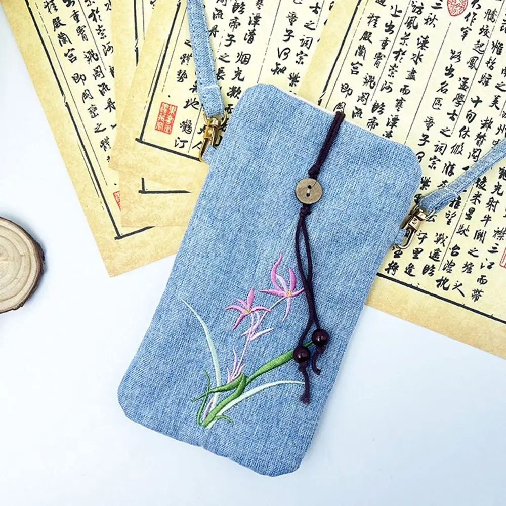 Ancient Style Embroidery Phone Bag Chinese Style Purse Versatile Crossbody Bag Handbags Cotton Linen Flower Shoulder Bag
Ancient Style Embroidery Phone Bag Chinese Style Purse Versatile Crossbody Bag Handbags Cotton Linen Flower Shoulder Bag