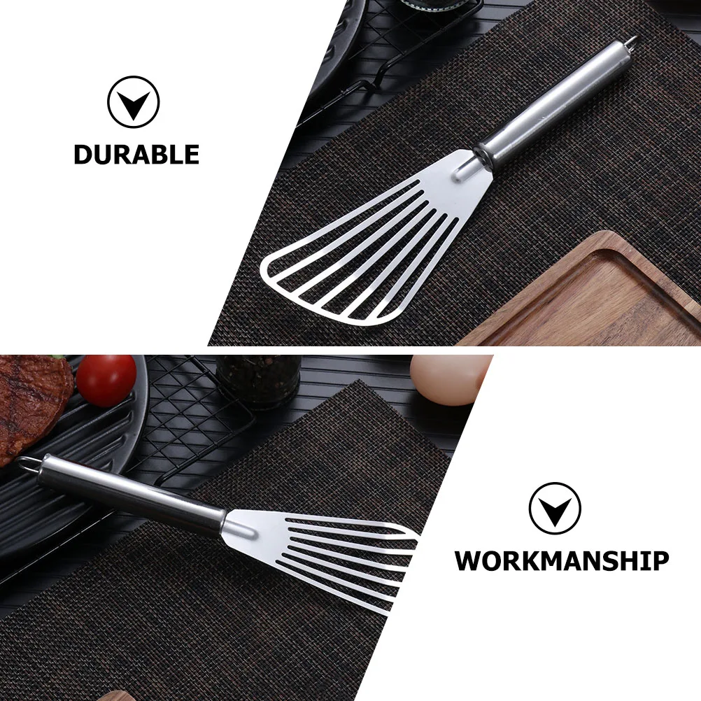 3Pcs StainlessSteel Spatula SlottedTurners FryFish Steak BBQPancake KitchenTools Practical Utensils Silver
3Pcs StainlessSteel Spatula SlottedTurners FryFish Steak BBQPancake KitchenTools Practical Utensils Silver