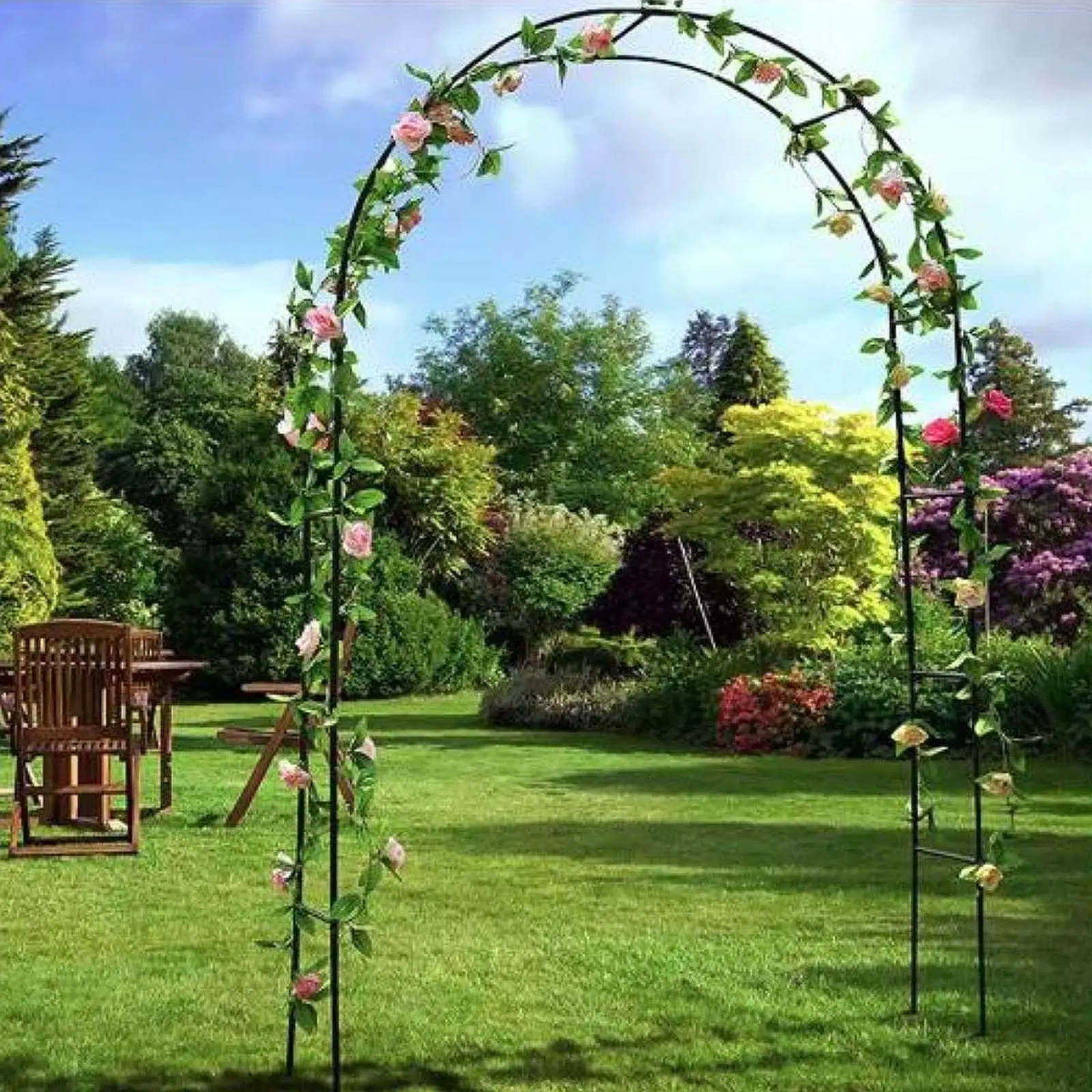 Outdoor Wedding Arch Assemble Freely 240x140x38cm Versatile for Anniversary Celebrations Lightweight Sturdy Easily Install
Outdoor Wedding Arch Assemble Freely 240x140x38cm Versatile for Anniversary Celebrations Lightweight Sturdy Easily Install