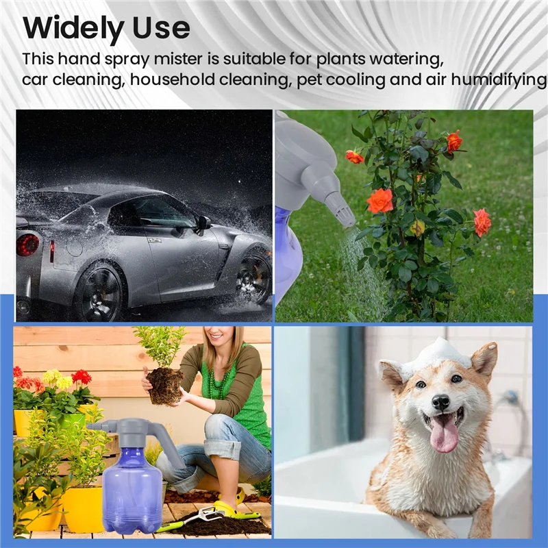 B62B-3L Electric Spray Bottle USB Rechargeable Automatic Watering Can Household Sprayer With Adjustable Nozzle Plant Mister
B62B-3L Electric Spray Bottle USB Rechargeable Automatic Watering Can Household Sprayer With Adjustable Nozzle Plant Mister