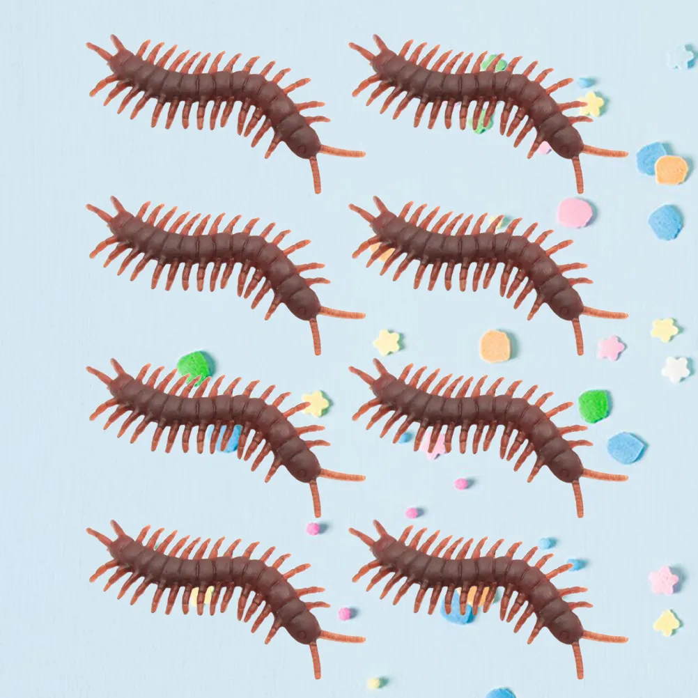 100Pcs Artificial Centipede Simulation Props Brown PVC Material Halloween April Fools Day Tricky Props Scary Decoration Haunted
100Pcs Artificial Centipede Simulation Props Brown PVC Material Halloween April Fools Day Tricky Props Scary Decoration Haunted