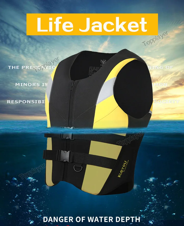 Premium Life Jacket Super Buoyancy Neoprene Life Jacket for Adult Surf Raft Kayak Fishing Jet Ski Water Sport Swimming Life Vest
Premium Life Jacket Super Buoyancy Neoprene Life Jacket for Adult Surf Raft Kayak Fishing Jet Ski Water Sport Swimming Life Vest