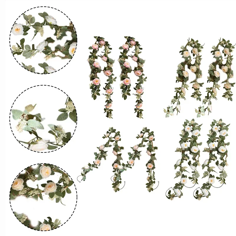 2PCS Simulation Rattans Wall Hanging Home Wedding Garden Decoration White Simulation Rattans Unlike Real Flowers Decoration
2PCS Simulation Rattans Wall Hanging Home Wedding Garden Decoration White Simulation Rattans Unlike Real Flowers Decoration