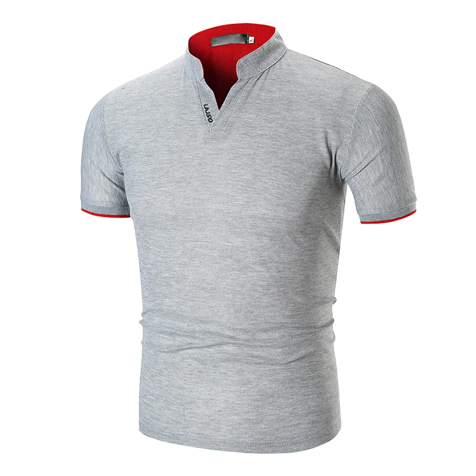 Men Summer T-Shirt Solid Color Stand-Up Collar Short Sleeve Fit Slim Polo Shirt Business Office Work Sports Tee Shirt Undershirt
Men Summer T-Shirt Solid Color Stand-Up Collar Short Sleeve Fit Slim Polo Shirt Business Office Work Sports Tee Shirt Undershirt