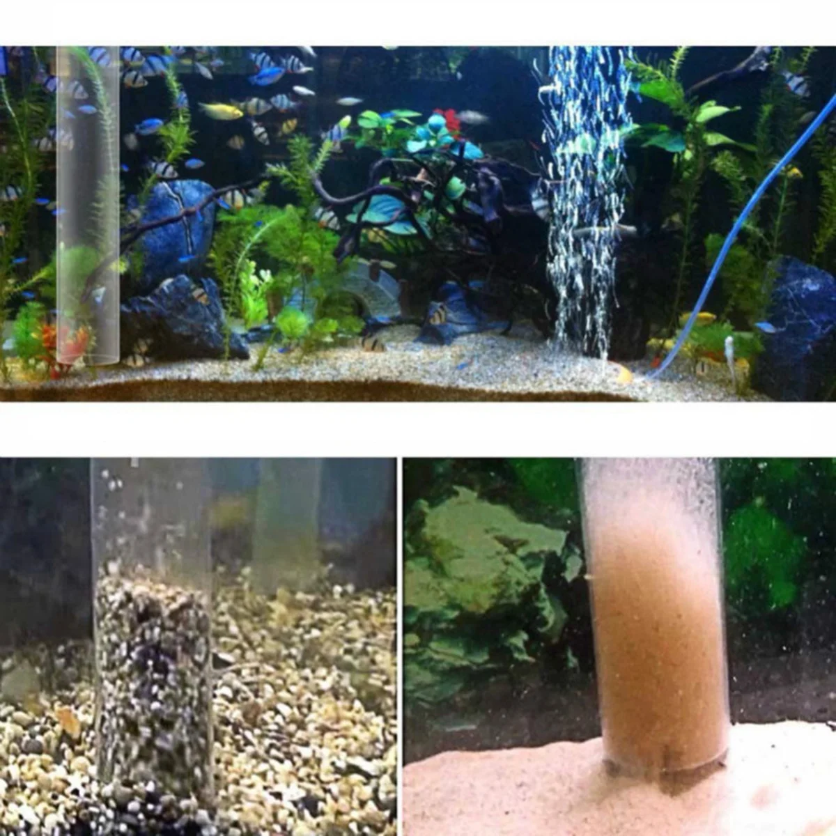 Fish Tank Sand Cleaner with Adjustable Water Flow Control Compact Aquarium Siphon Gravel Washer Filter for Efficient Cleaning
Fish Tank Sand Cleaner with Adjustable Water Flow Control Compact Aquarium Siphon Gravel Washer Filter for Efficient Cleaning