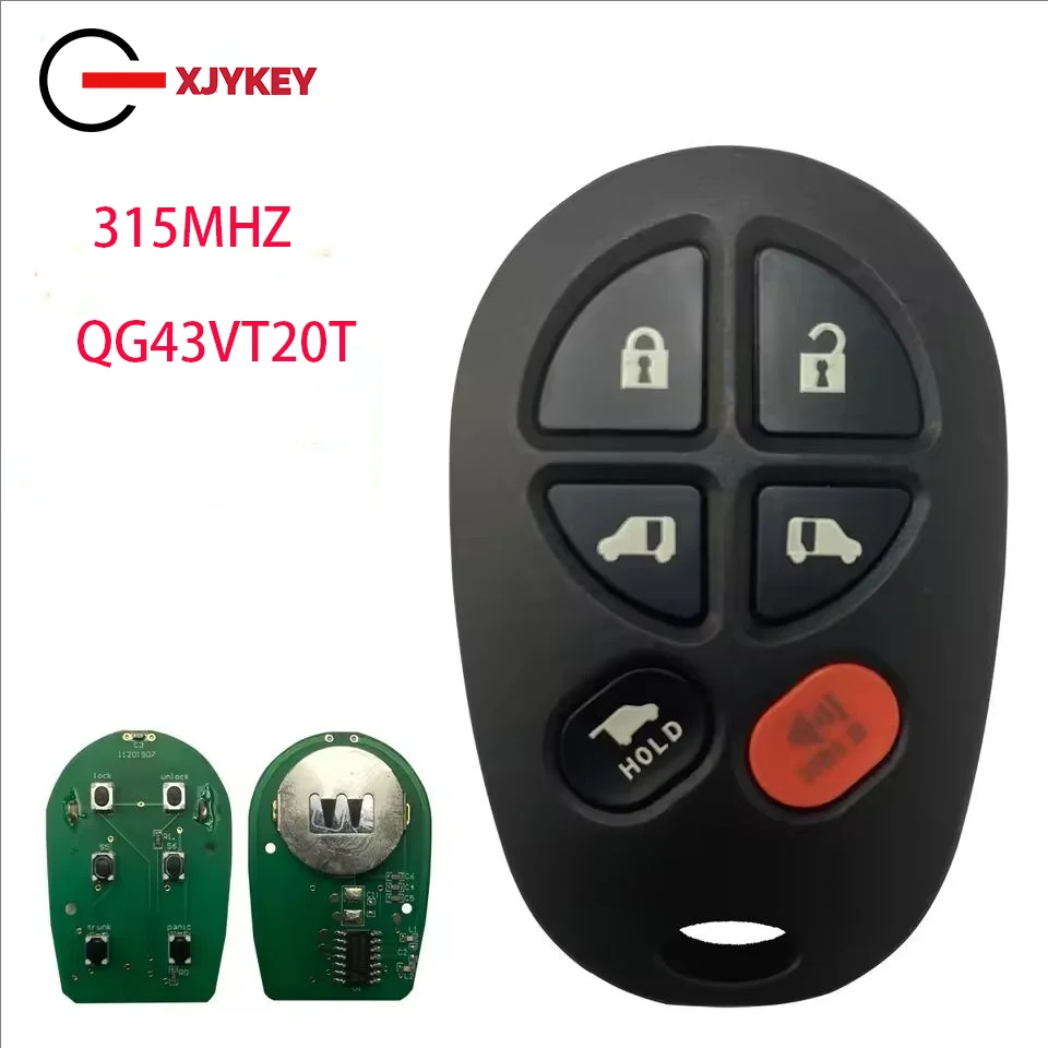 Remote Car Key 315MHZ 6Button For Toyota Sienna 2004-2016 Toyota Sienna Car Remote Keyless Entry
Remote Car Key 315MHZ 6Button For Toyota Sienna 2004-2016 Toyota Sienna Car Remote Keyless Entry