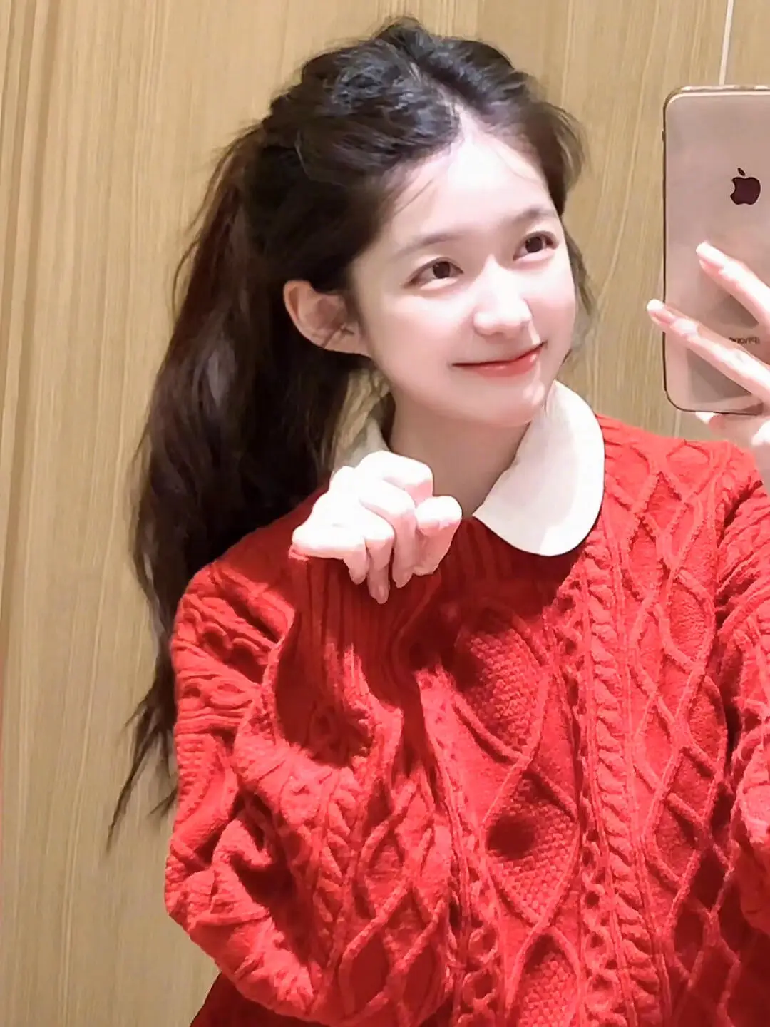 Korean Style Loose Women's Knitted Sweater Red Overhead Thick Sweet Lazy Twist Top Warm Soft Long Sleeve round Neck Pullover
Korean Style Loose Women's Knitted Sweater Red Overhead Thick Sweet Lazy Twist Top Warm Soft Long Sleeve round Neck Pullover
