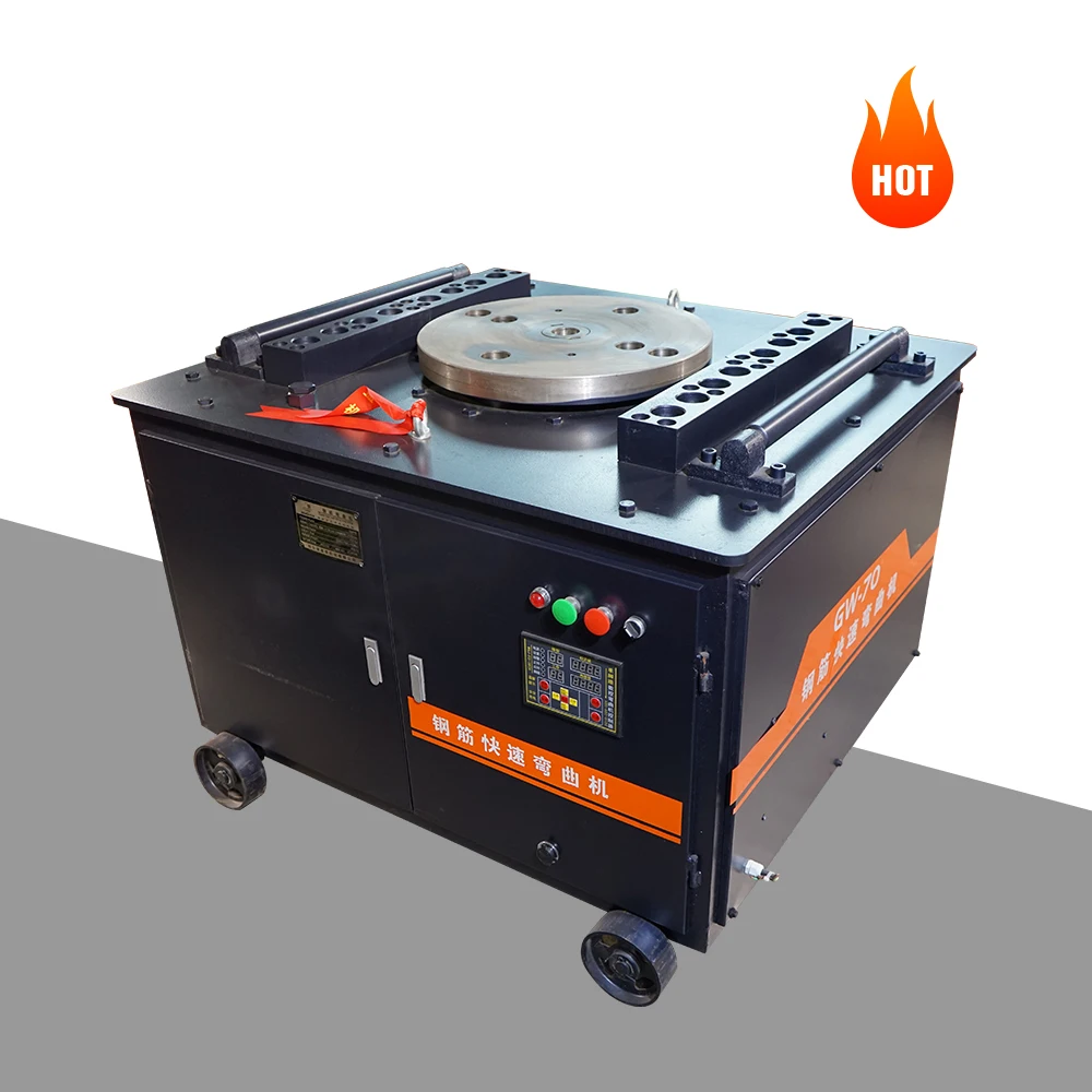 GZD Factory Sale GW70 Bar Bending Machine Automatic High Speed Iron Bar Bending Tools
GZD Factory Sale GW70 Bar Bending Machine Automatic High Speed Iron Bar Bending Tools