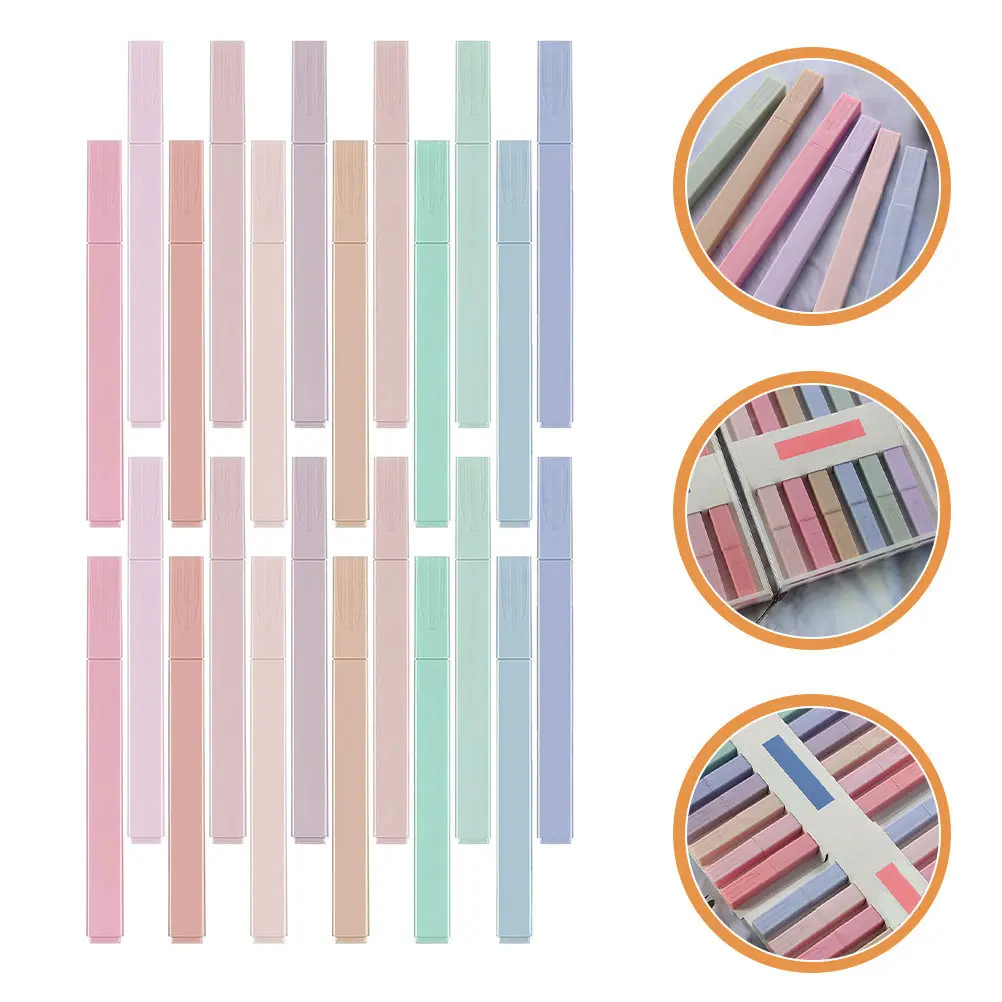 24Pcs Highlighters Double-Ended Fluorescent Pens Vibrant Colors for School Notes Drawing Scrapbook Marking Portable
24Pcs Highlighters Double-Ended Fluorescent Pens Vibrant Colors for School Notes Drawing Scrapbook Marking Portable