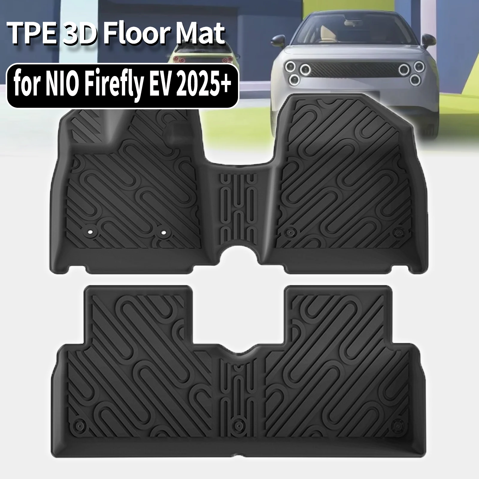 for NIO Firefly EV 2025 2026 TPE Car Floor Mats Waterproof Non-Slip Easy Clean Accessories
for NIO Firefly EV 2025 2026 TPE Car Floor Mats Waterproof Non-Slip Easy Clean Accessories