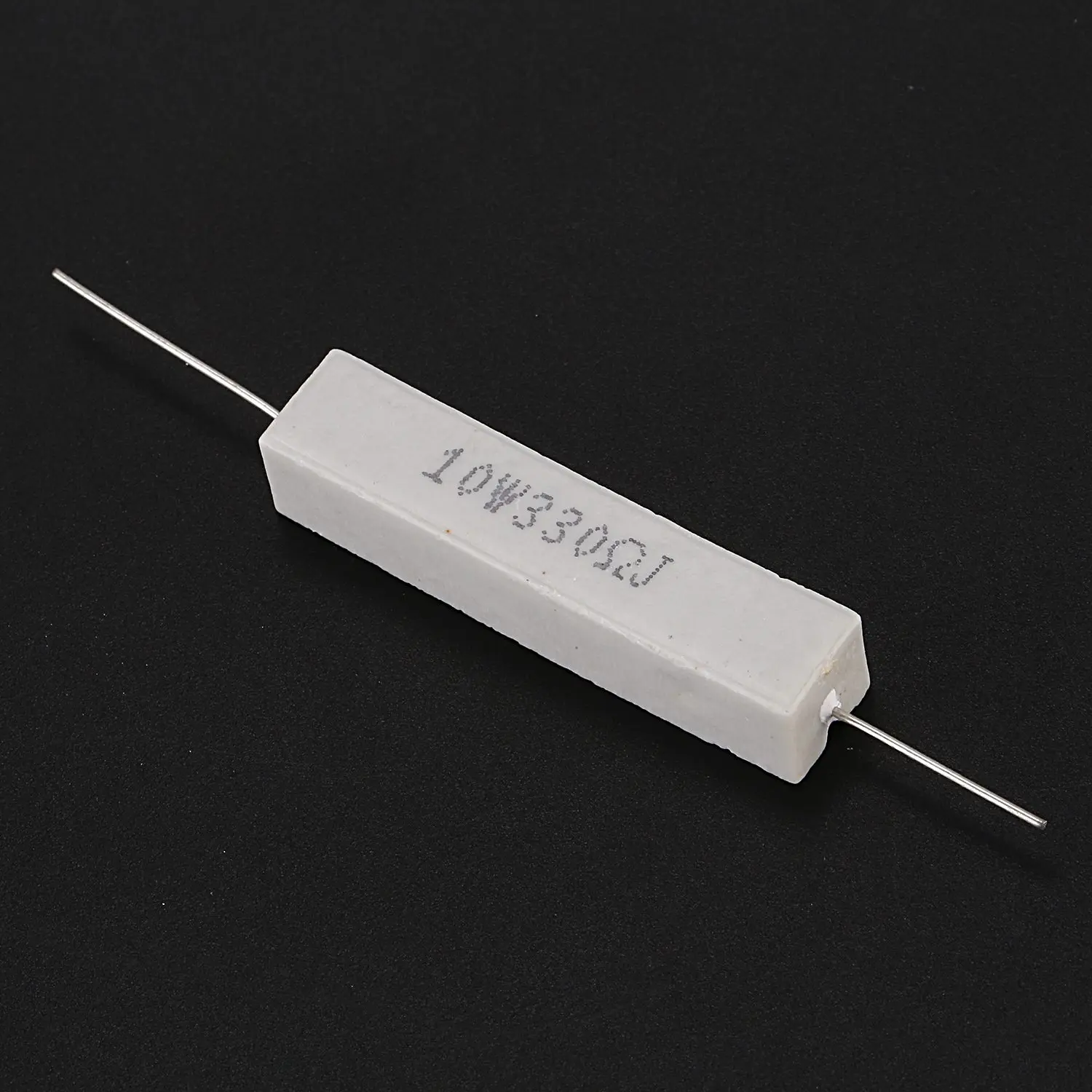 AAAE 5 x 330 Ohm 5% 10W Watt Wirewound Ceramic Cement Resistors White
AAAE 5 x 330 Ohm 5% 10W Watt Wirewound Ceramic Cement Resistors White