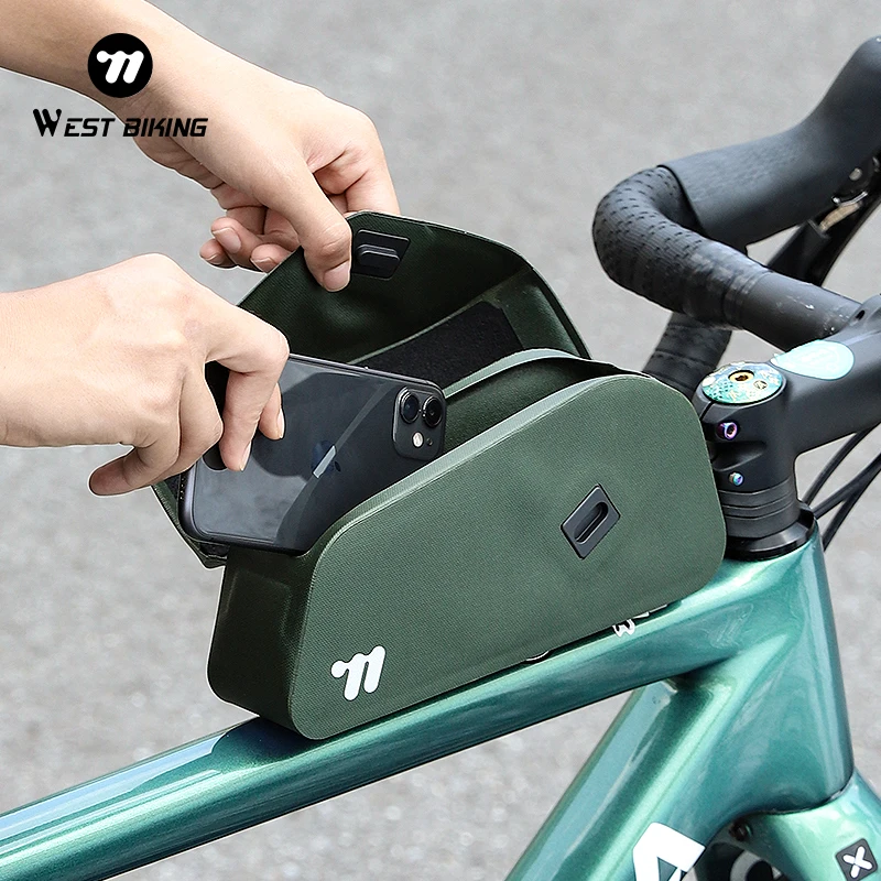 WEST BIKING Велосипедная передняя верхняя сумка-труба 1л Водонепроницаемая портативная магнитная крышка Сумка для хранения велосипедных инструментов Сумка на раму велосипеда
WEST BIKING Велосипедная передняя верхняя сумка-труба 1л Водонепроницаемая портативная магнитная крышка Сумка для хранения велосипедных инструментов Сумка на раму велосипеда