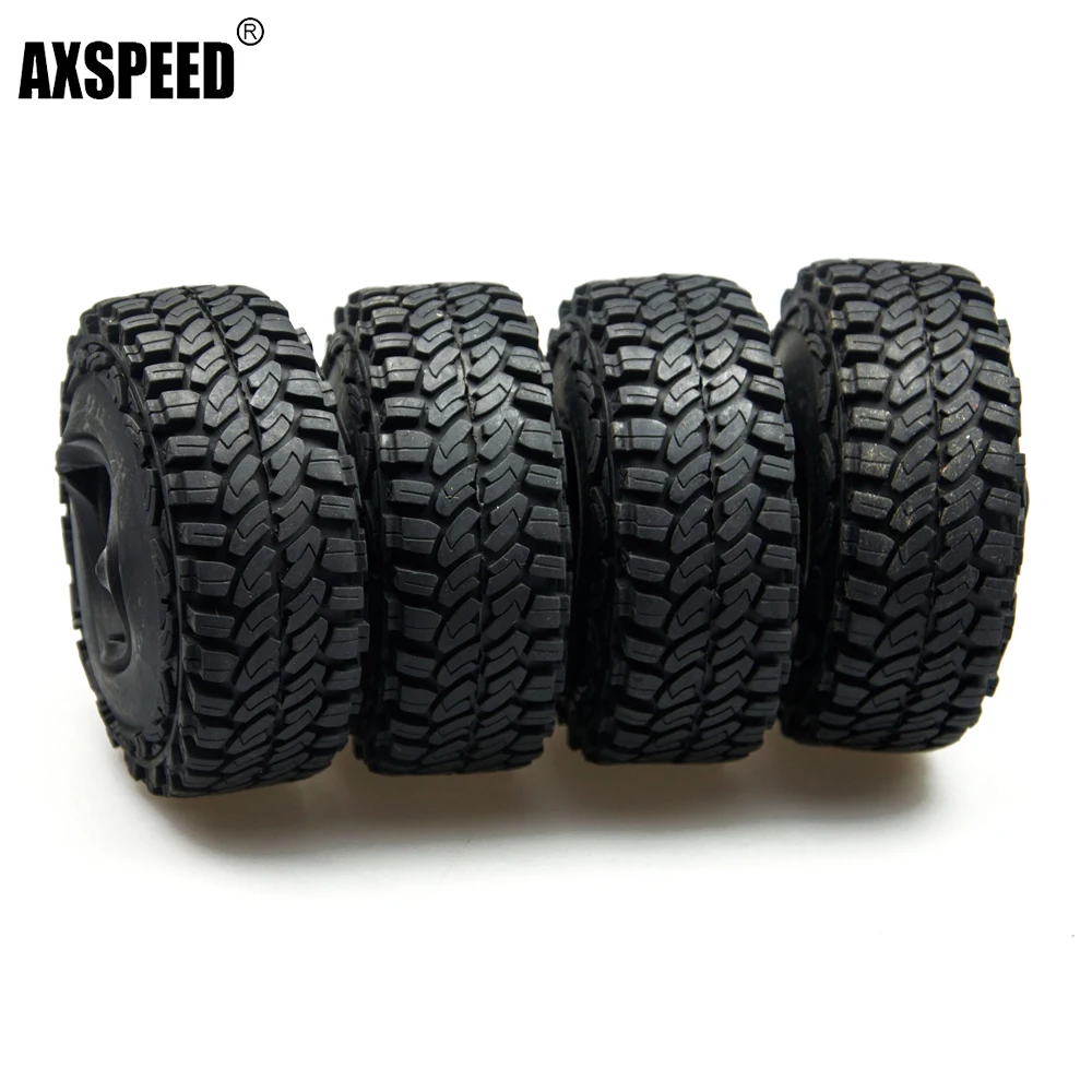 AXSPEED 1.9" Rubber Tyre 114mm Wheel Tires for 1/10 AXIAL SCX10 1.9 Beadlock Wheel D90 CC01 Wraith RC Crawler Car Parts
AXSPEED 1.9" Rubber Tyre 114mm Wheel Tires for 1/10 AXIAL SCX10 1.9 Beadlock Wheel D90 CC01 Wraith RC Crawler Car Parts
